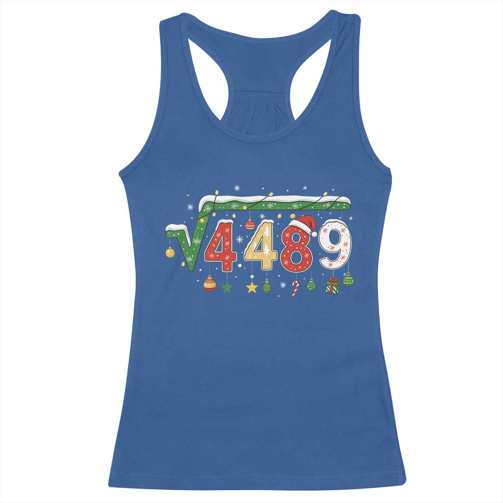Math 67 Meme Funny Six Seven Funny Christmas Racerback Tank Top Funny Math Teacher Teen Slang Boys Kids Xmas Pajamas - Wonder Print Shop