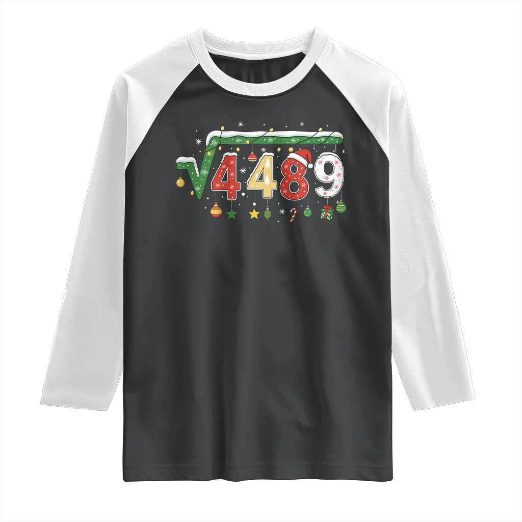 Math 67 Meme Funny Six Seven Funny Christmas Raglan Shirt Funny Math Teacher Teen Slang Boys Kids Xmas Pajamas - Wonder Print Shop