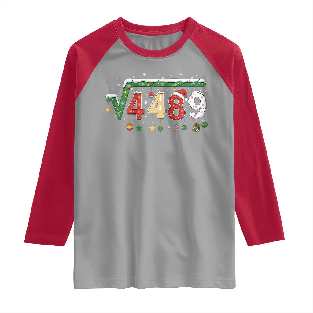 Math 67 Meme Funny Six Seven Funny Christmas Raglan Shirt Funny Math Teacher Teen Slang Boys Kids Xmas Pajamas - Wonder Print Shop