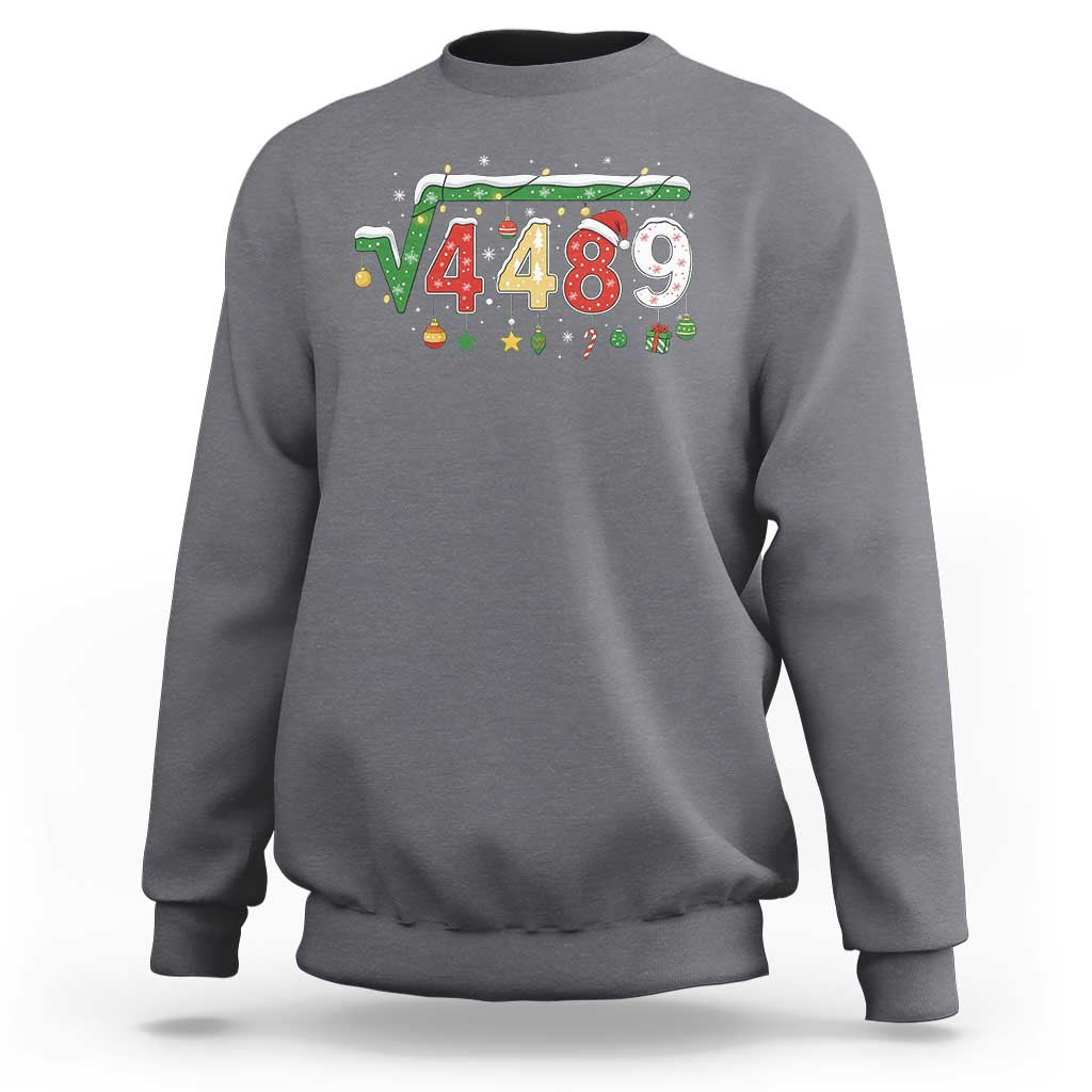 Math 67 Meme Funny Six Seven Funny Christmas Sweatshirt Funny Math Teacher Teen Slang Boys Kids Xmas Pajamas - Wonder Print Shop