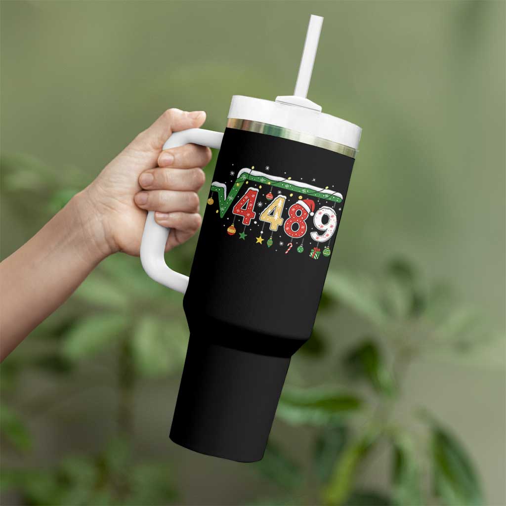 Math 67 Meme Funny Six Seven Funny Christmas Tumbler With Handle Funny Math Teacher Teen Slang Boys Kids Xmas Pajamas - Wonder Print Shop