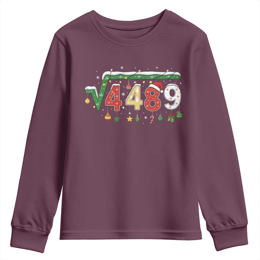 Math 67 Meme Funny Six Seven Funny Christmas Youth Sweatshirt Funny Math Teacher Teen Slang Boys Kids Xmas Pajamas - Wonder Print Shop