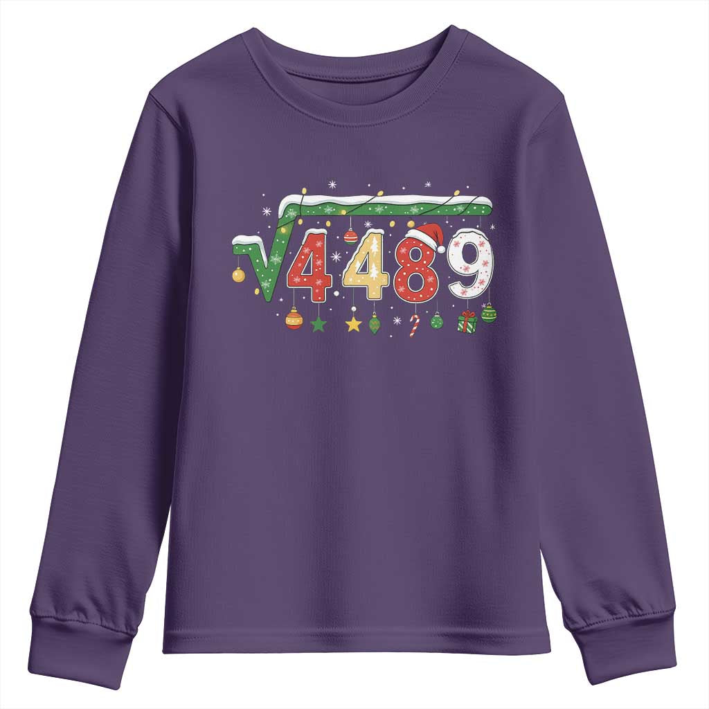 Math 67 Meme Funny Six Seven Funny Christmas Youth Sweatshirt Funny Math Teacher Teen Slang Boys Kids Xmas Pajamas - Wonder Print Shop