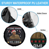 Charlie Hunnam Ed Gein Ugly Christmas Spare Tire Cover Monster Movie I'm Going Drinking - Wonder Print Shop