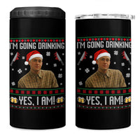 Charlie Hunnam Ed Gein Ugly Christmas 4 in 1 Can Cooler Tumbler Monster Movie I'm Going Drinking - Wonder Print Shop