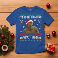 Charlie Hunnam Ed Gein Ugly Christmas T Shirt Monster Movie I'm Going Drinking - Wonder Print Shop