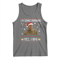 Charlie Hunnam Ed Gein Ugly Christmas Tank Top Monster Movie I'm Going Drinking - Wonder Print Shop