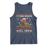 Charlie Hunnam Ed Gein Ugly Christmas Tank Top Monster Movie I'm Going Drinking - Wonder Print Shop