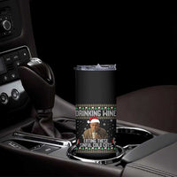 Charlie Hunnam Ed Gein Ugly Christmas Skinny Tumbler Funny Drinking Wine Eating These Sinful Cold Cuts - Wonder Print Shop