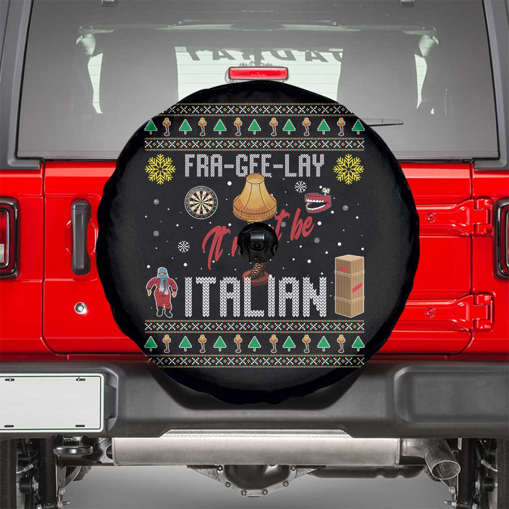 Leg Lamp Christmas Spare Tire Cover Funny Ugly Xmas Fra Gee Lay - Wonder Print Shop