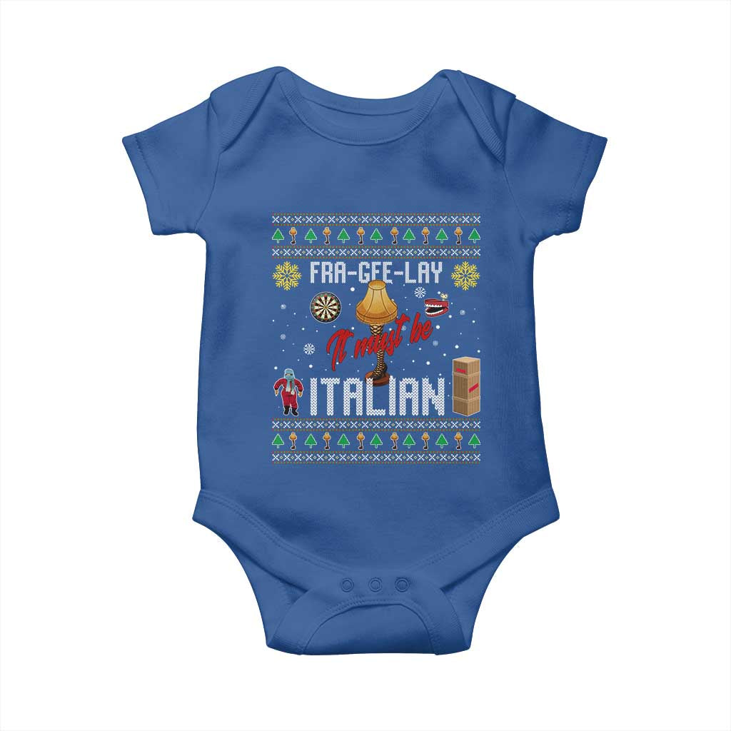 Leg Lamp Christmas Baby Onesie Funny Ugly Xmas Fra Gee Lay - Wonder Print Shop