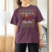 Leg Lamp Christmas T Shirt For Women Funny Ugly Xmas Fra Gee Lay - Wonder Print Shop