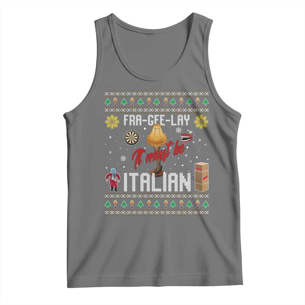 Leg Lamp Christmas Tank Top Funny Ugly Xmas Fra Gee Lay - Wonder Print Shop