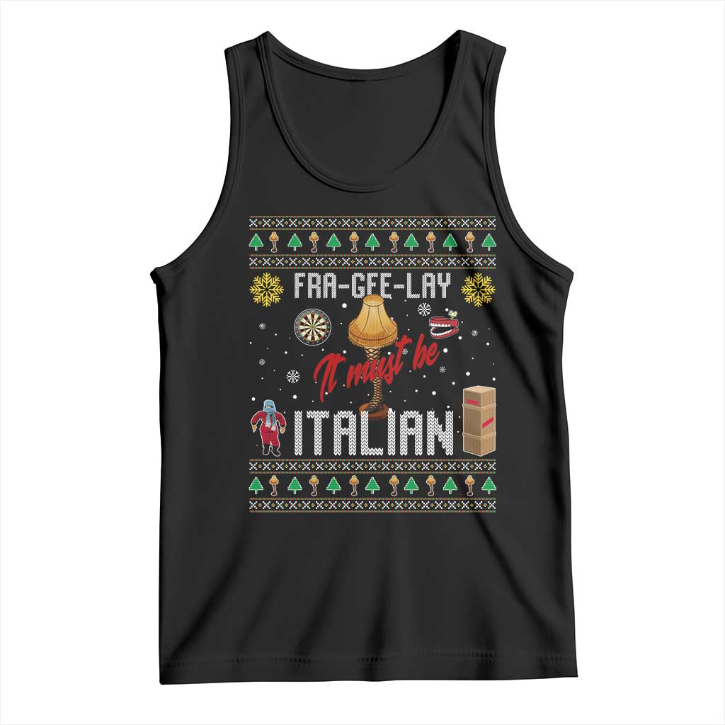 Leg Lamp Christmas Tank Top Funny Ugly Xmas Fra Gee Lay - Wonder Print Shop