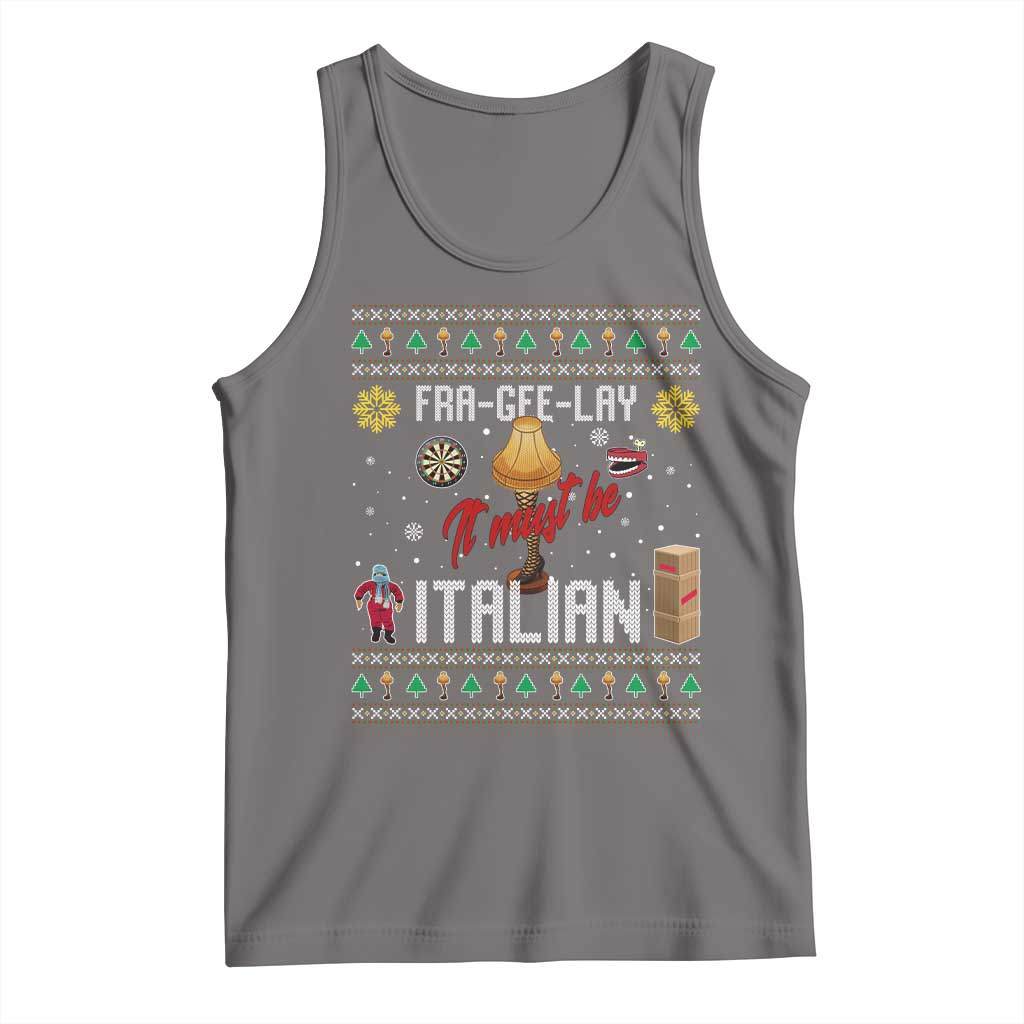 Leg Lamp Christmas Tank Top Funny Ugly Xmas Fra Gee Lay - Wonder Print Shop