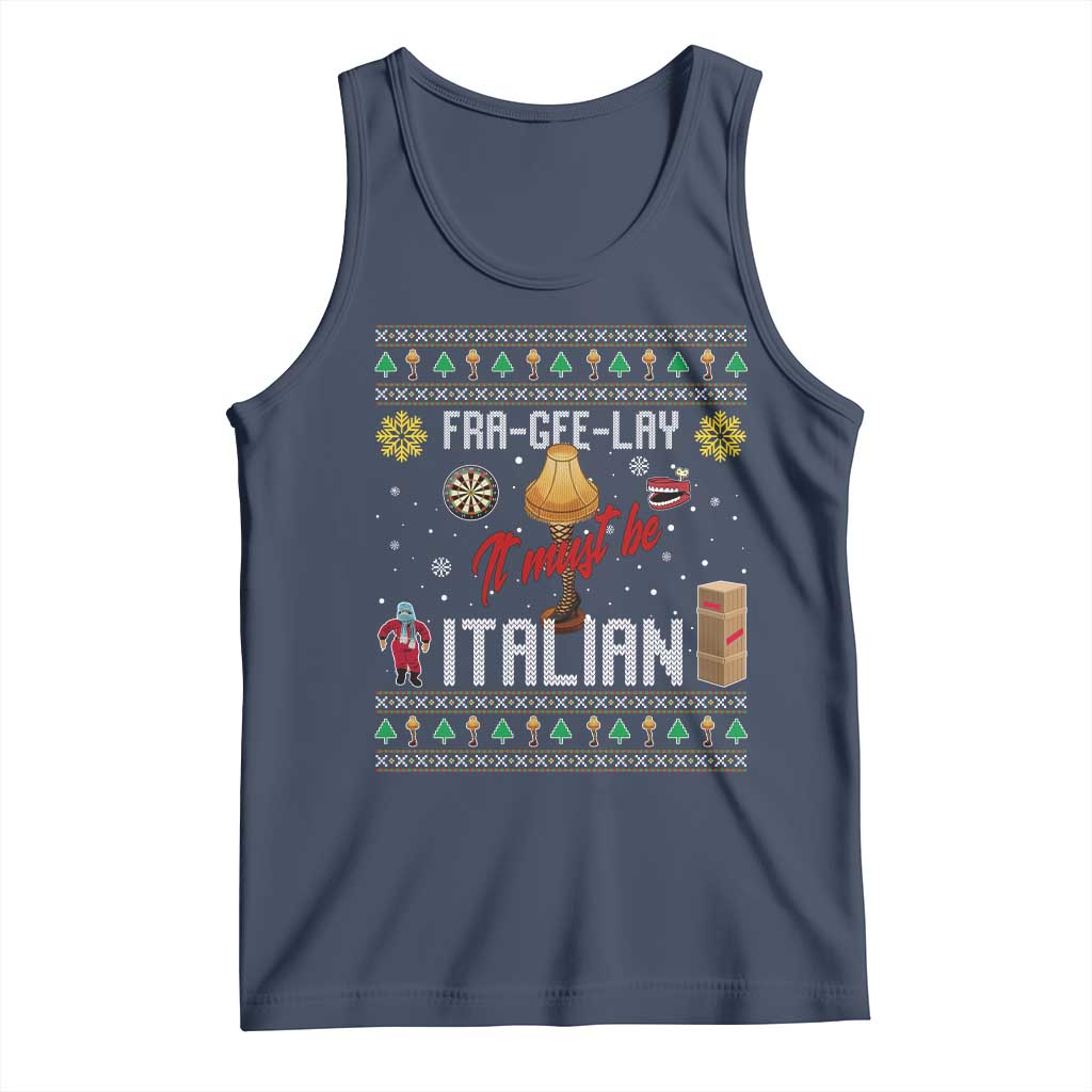 Leg Lamp Christmas Tank Top Funny Ugly Xmas Fra Gee Lay - Wonder Print Shop
