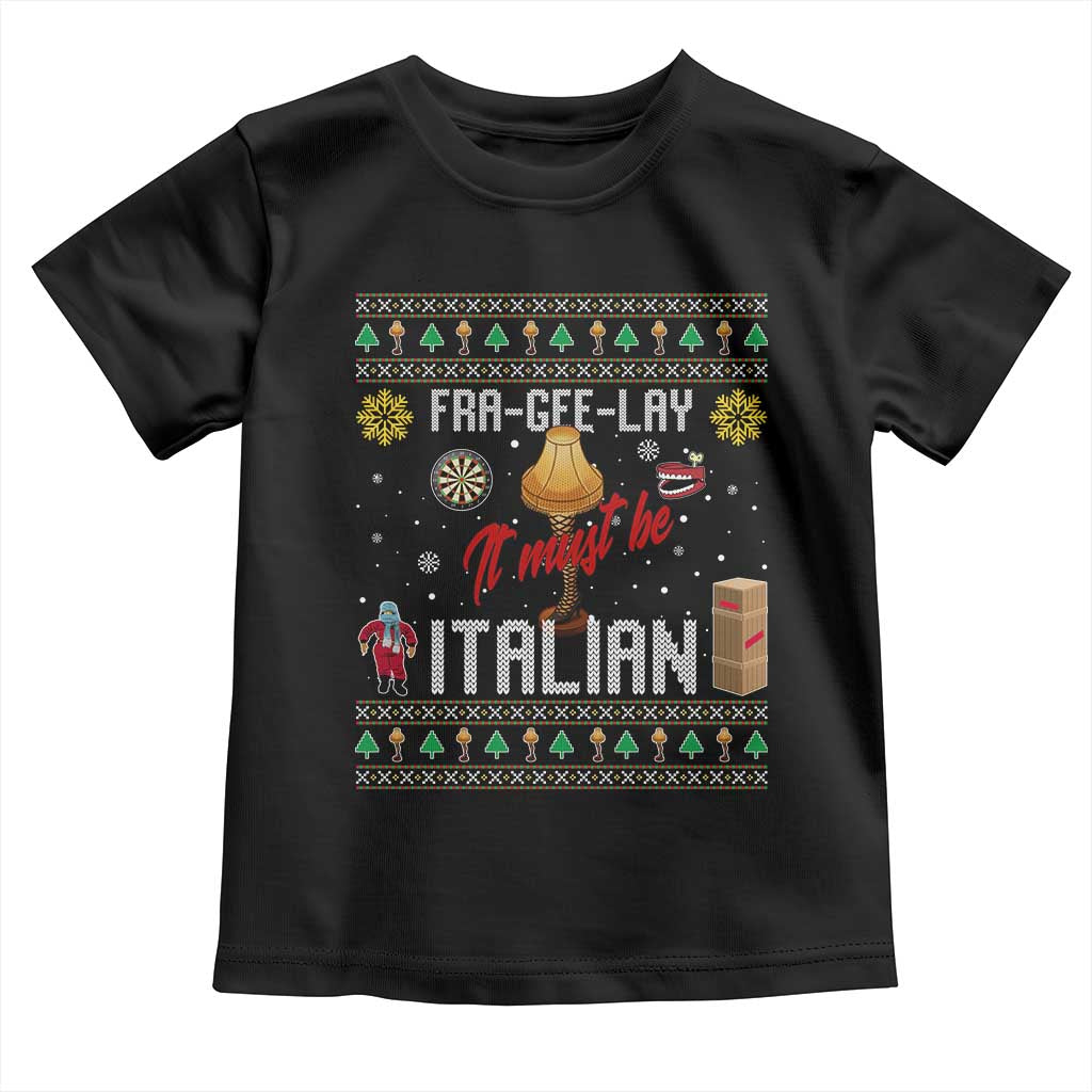 Leg Lamp Christmas Toddler T Shirt Funny Ugly Xmas Fra Gee Lay - Wonder Print Shop