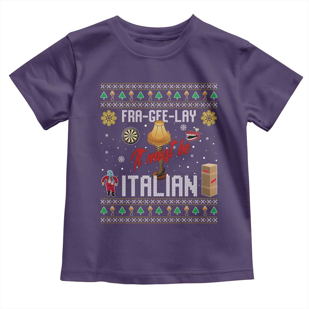 Leg Lamp Christmas Toddler T Shirt Funny Ugly Xmas Fra Gee Lay - Wonder Print Shop