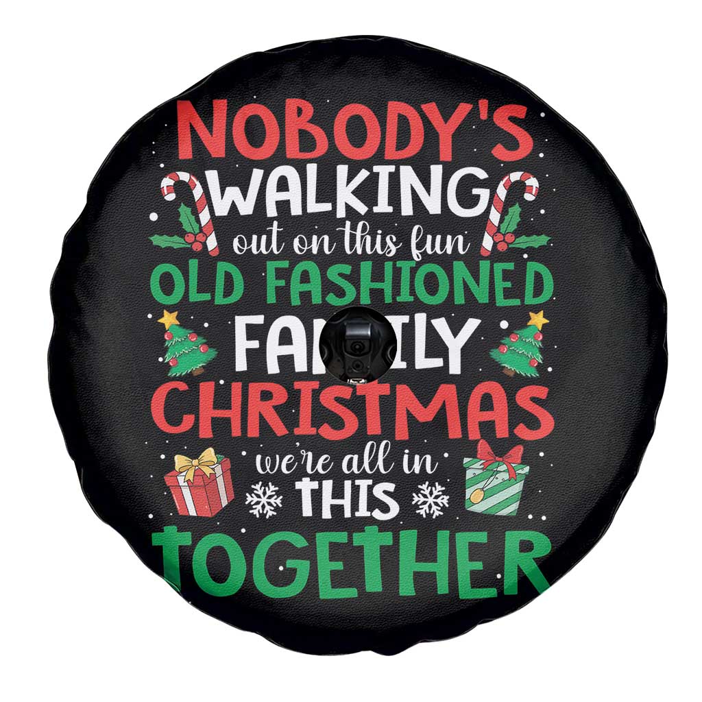 Christmas Family Vacation Spare Tire Cover Nobodys Walking Out On This Fun Old Family - Wonder Print Shop