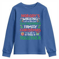 Christmas Family Vacation Youth Sweatshirt Nobodys Walking Out On This Fun Old Family - Wonder Print Shop
