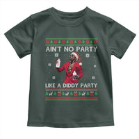 Funny Ugly Christmas Toddler T Shirt Aint No Party Like A Diddy Party