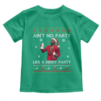Funny Ugly Christmas Toddler T Shirt Aint No Party Like A Diddy Party