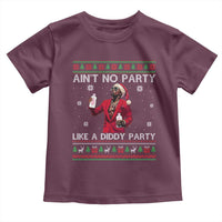Funny Ugly Christmas Toddler T Shirt Aint No Party Like A Diddy Party