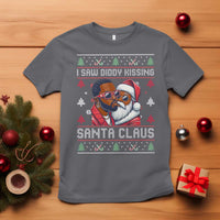 Funny Christmas T Shirt Funy Dirty I Saw Diddy Kissing Santa Claus Ugly Xmas Sweater - Wonder Print Shop
