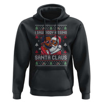 Funny Christmas Hoodie Funy Dirty I Saw Diddy Kissing Santa Claus Ugly Xmas Sweater