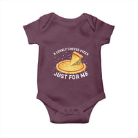 Funny Christmas Movie Baby Onesie Alone Kevin X-Mas Home A Lovely Cheese Pizza