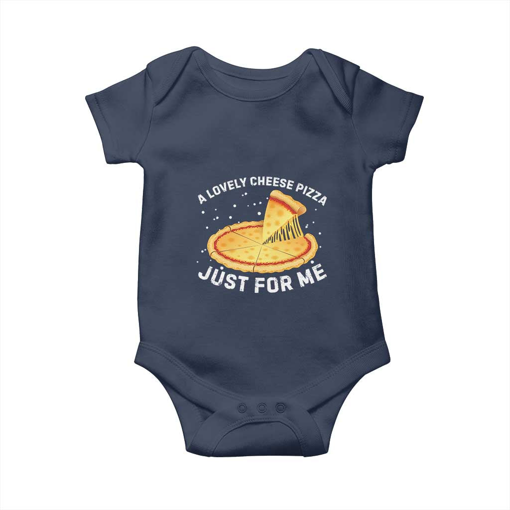 Funny Christmas Movie Baby Onesie Alone Kevin X-Mas Home A Lovely Cheese Pizza