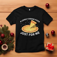 Funny Christmas Movie T Shirt Alone Kevin X-Mas Home A Lovely Cheese Pizza - Wonder Print Shop