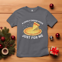 Funny Christmas Movie T Shirt Alone Kevin X-Mas Home A Lovely Cheese Pizza - Wonder Print Shop