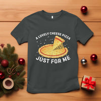 Funny Christmas Movie T Shirt Alone Kevin X-Mas Home A Lovely Cheese Pizza - Wonder Print Shop
