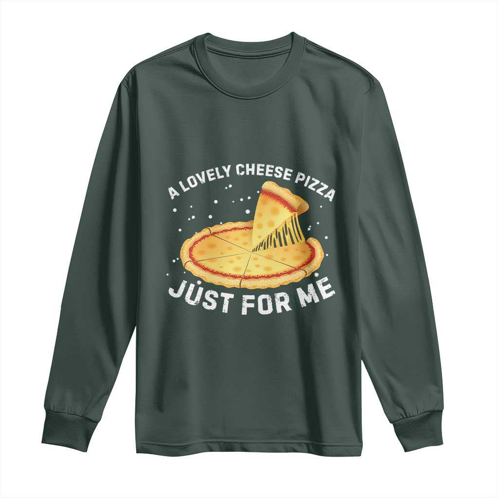 Funny Christmas Movie Long Sleeve Shirt Alone Kevin X-Mas Home A Lovely Cheese Pizza