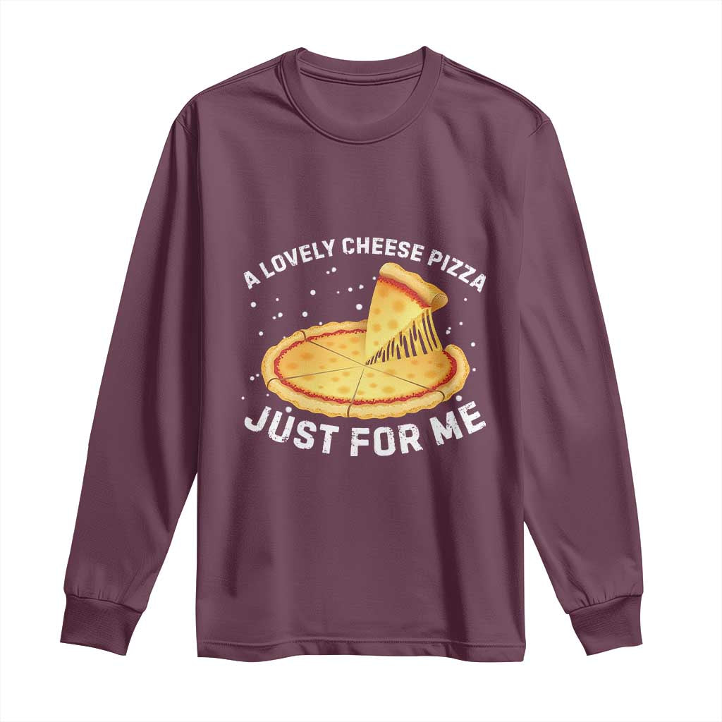 Funny Christmas Movie Long Sleeve Shirt Alone Kevin X-Mas Home A Lovely Cheese Pizza