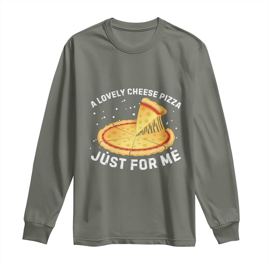 Funny Christmas Movie Long Sleeve Shirt Alone Kevin X-Mas Home A Lovely Cheese Pizza