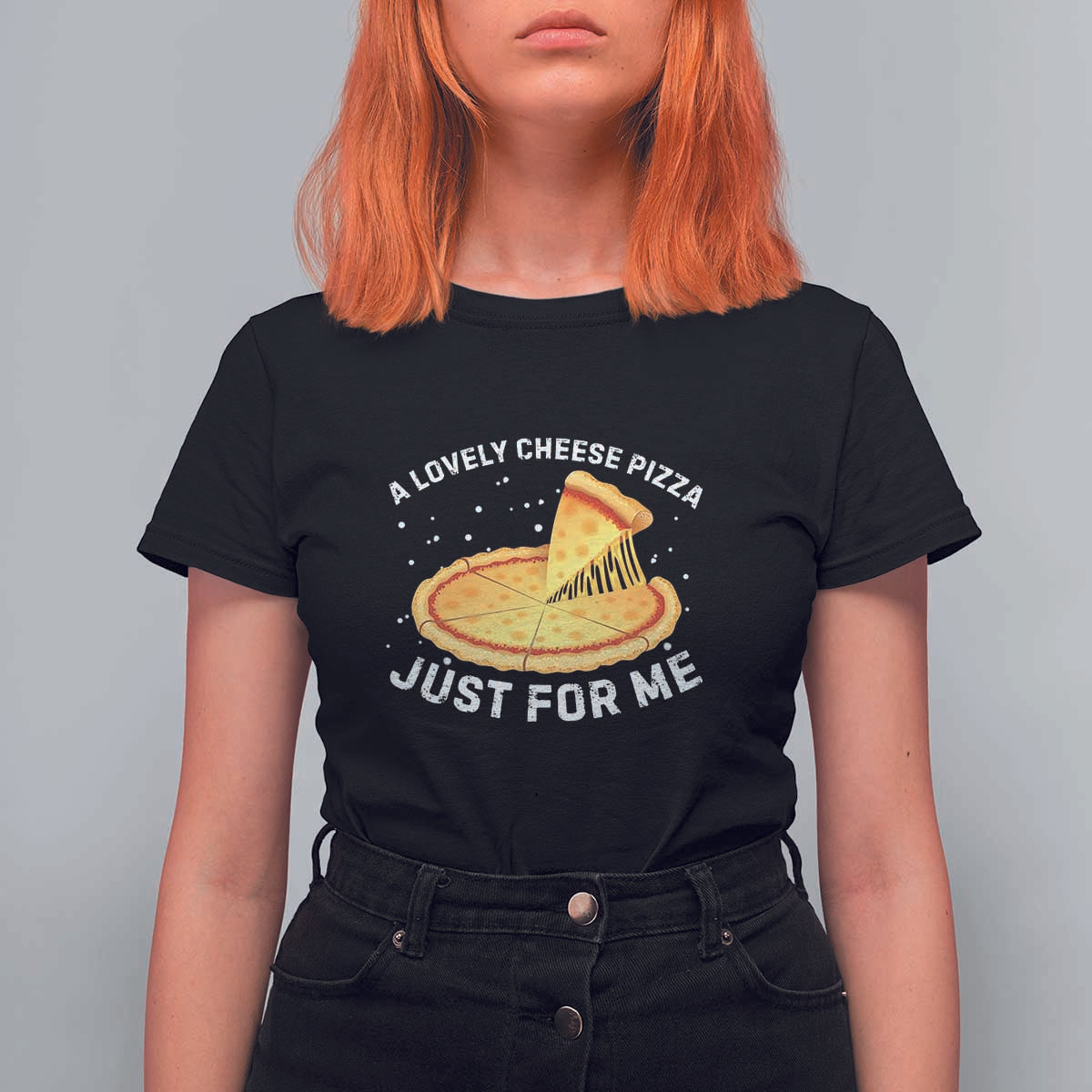 Funny Christmas Movie T Shirt For Women Alone Kevin X-Mas Home A Lovely Cheese Pizza - Wonder Print Shop