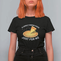 Funny Christmas Movie T Shirt For Women Alone Kevin X-Mas Home A Lovely Cheese Pizza - Wonder Print Shop