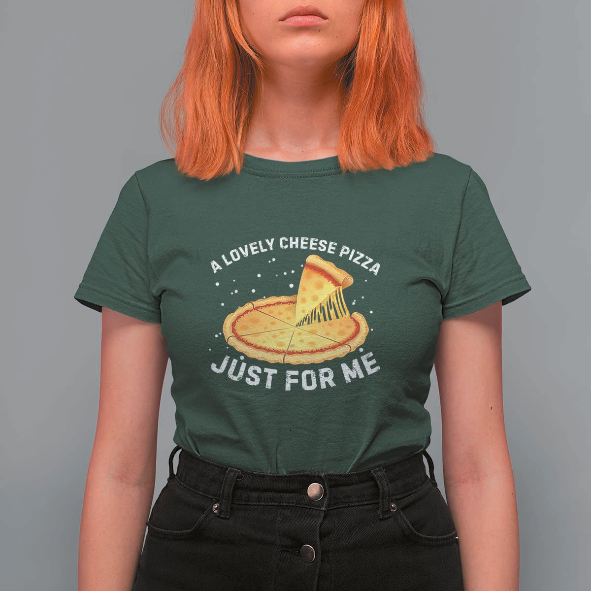 Funny Christmas Movie T Shirt For Women Alone Kevin X-Mas Home A Lovely Cheese Pizza - Wonder Print Shop