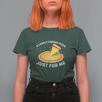Funny Christmas Movie T Shirt For Women Alone Kevin X-Mas Home A Lovely Cheese Pizza - Wonder Print Shop