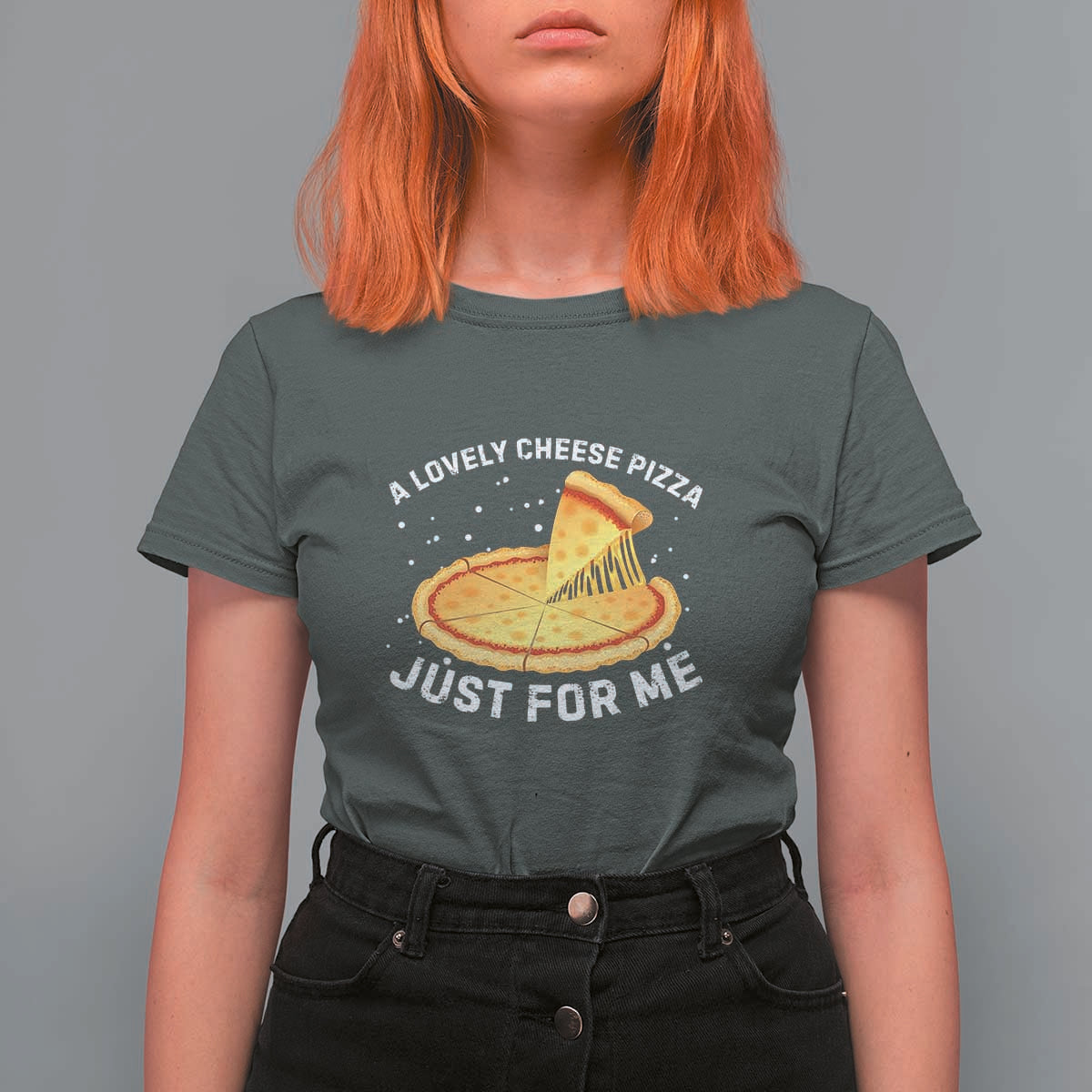 Funny Christmas Movie T Shirt For Women Alone Kevin X-Mas Home A Lovely Cheese Pizza - Wonder Print Shop