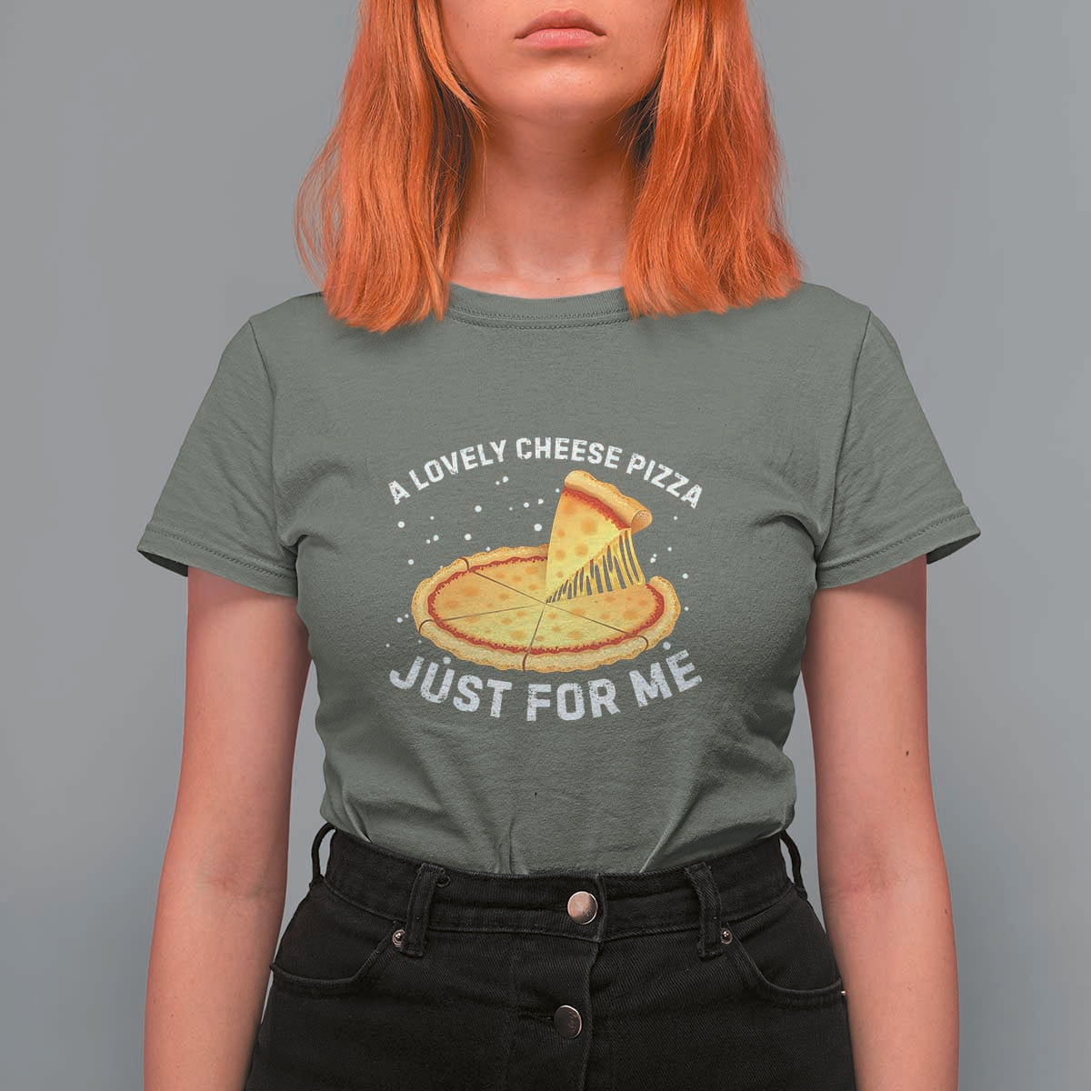Funny Christmas Movie T Shirt For Women Alone Kevin X-Mas Home A Lovely Cheese Pizza - Wonder Print Shop