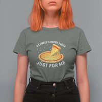Funny Christmas Movie T Shirt For Women Alone Kevin X-Mas Home A Lovely Cheese Pizza - Wonder Print Shop
