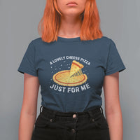 Funny Christmas Movie T Shirt For Women Alone Kevin X-Mas Home A Lovely Cheese Pizza - Wonder Print Shop