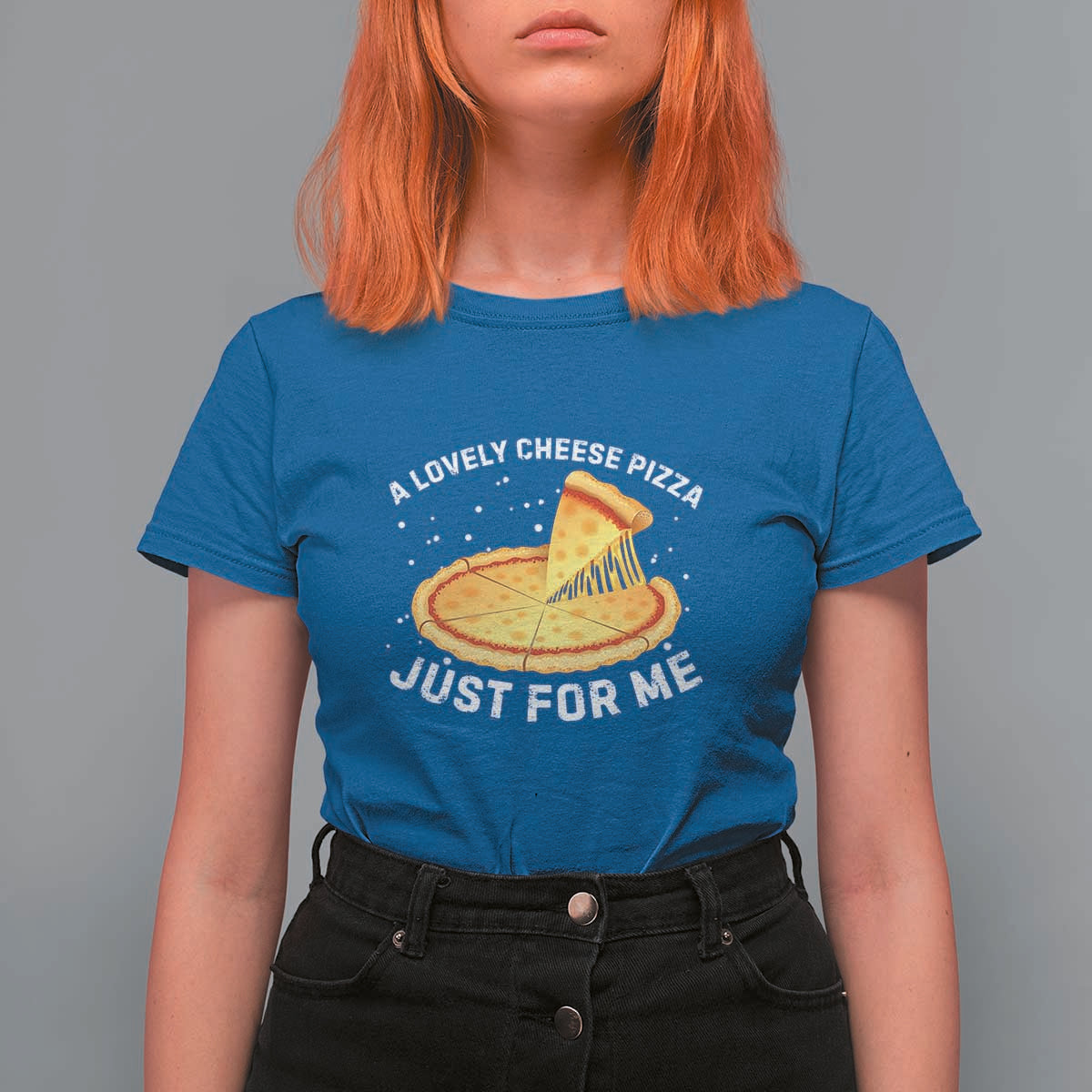 Funny Christmas Movie T Shirt For Women Alone Kevin X-Mas Home A Lovely Cheese Pizza - Wonder Print Shop