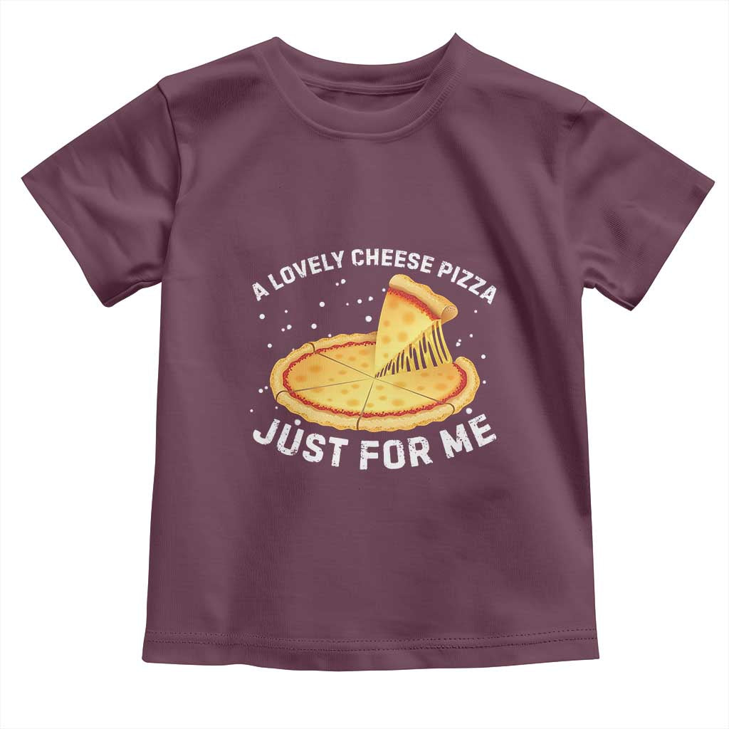 Funny Christmas Movie Toddler T Shirt Alone Kevin X-Mas Home A Lovely Cheese Pizza