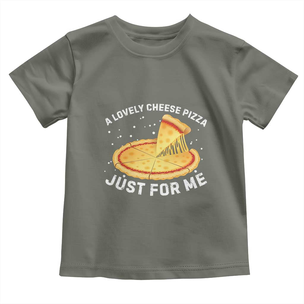 Funny Christmas Movie Toddler T Shirt Alone Kevin X-Mas Home A Lovely Cheese Pizza