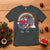 Christmas Santa Riding Dinosaur Deer Xmas T Shirt - Wonder Print Shop