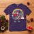 Christmas Santa Riding Dinosaur Deer Xmas T Shirt - Wonder Print Shop